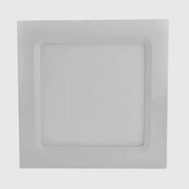 Imagem de Plafon de Embutir Slim LED Quadrado 12W Bronzearte