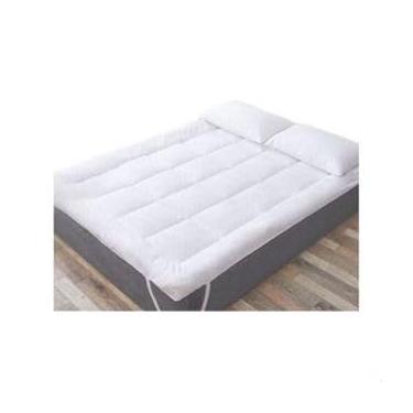 Imagem de Protetor De Colchão Pillow Top Branco 400 fios Apropriado para a sala das crianças, o quarto e a outra cena, trazem a experiência do sono da qualidade.pillow top；pillow top casal(SOLTEIRO)