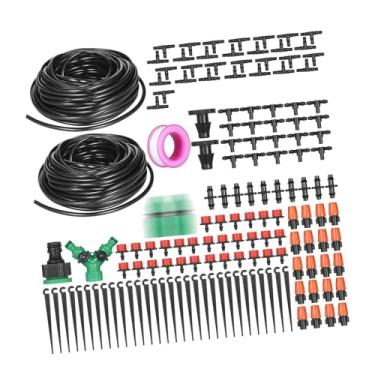 Imagem de de Irrigação Automática de Kit de Irrigação por Gotejamento Com Planta Com Timer LCD de Rega DIY Com Bocais Misters Dripers Tubing 30 Metros de Tubulação (Tubo de 30m)