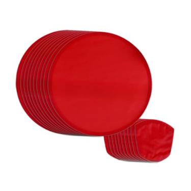 Imagem de Ventilador Redondo Portátil 20 Cm com Bolsa de Transporte, Vermelho