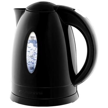 Imagem de Chaleira Elétrica OVENTE, 1,7 litros: Fervura Rápida para Café ou Chá, Livre de BPA, Medidor de Água, Desligamento Automático, Proteção