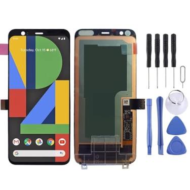 Imagem de Substituição da tela móvel Tela LCD original para o Google Pixel 4 com o Digitizer Full Assembly (preto) Ecrã LCD