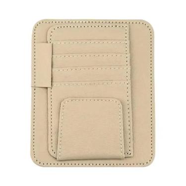 Imagem de Multi-bolso Carro Viseira De Sol Organizador Óculos De Sol Titular De 