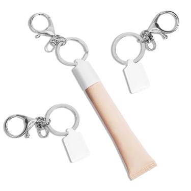 Imagem de Xyulaan 2 peças de boné de chaveiro para sextas-feiras de verão, capa de substituição de protetor labial, acessório para protetor labial de sexta-feira de verão (apenas boné), Branco