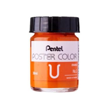 Imagem de Guache Pentel Poster Color 30 ml Laranja
