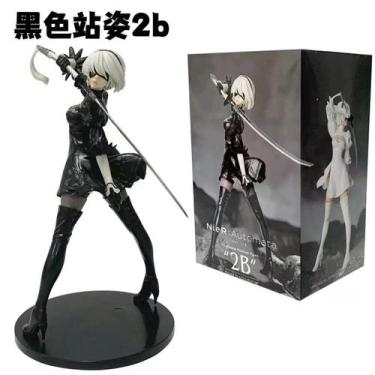 Imagem de Figura de Ação Yorha Nier Automata 2B - Tipo B - 17cm - PVC, 2b com ca