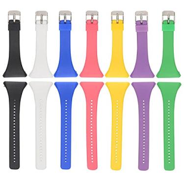 Imagem de QGHXO Pulseira para Polar FT4/FT7, pulseira de silicone macio e ajustável para relógio Polar FT4/FT7