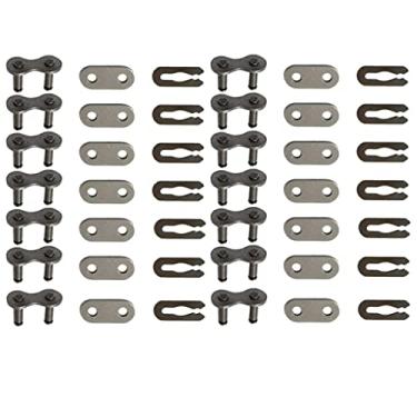 Imagem de HURI 6set Corrente Master Link para Motocicleta Motorizada 49cc 66cc 80cc 2 Motor de Curso #415
