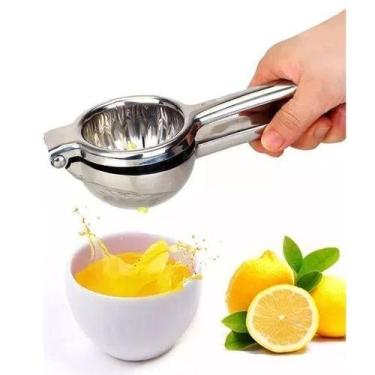 Imagem de Espremedor Chef Gourmet De Limão Aço Inox Maciço Super Forte - Qap 