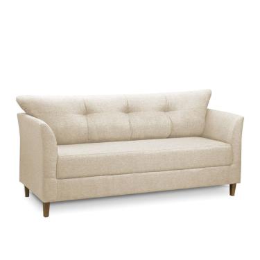 Imagem de Sofá 3 Lugares Living para Sala Leblon 180cm Linho E03 - D`Rossi