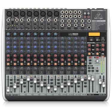 Imagem de Behringer XENYX QX2222USB Premium 22-Input 2/2-Bus Mixer with XENYX Mic Preamps and Compressors, Klark Teknik Multi-FX Processor, Wireless Option and USB/Audio Interface