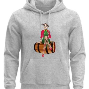 Imagem de Moletom Personalizdo Chiquinha Style Com Capuz - Hs, Cinza, G