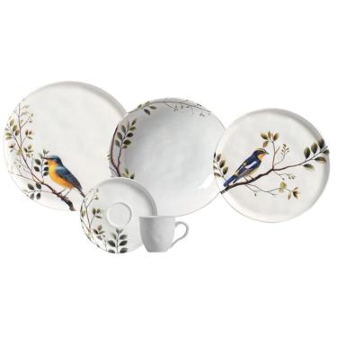 Imagem de Aparelho de Jantar 30 Peças Bio Birdy Porto Brasil