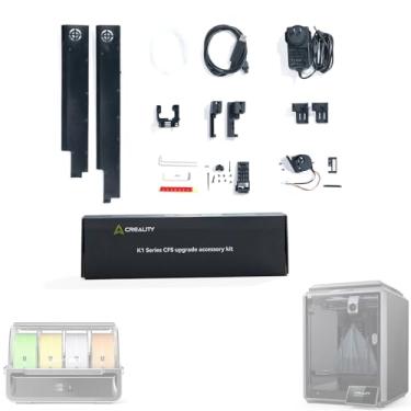Imagem de Kit de acessórios de atualização CFS oficial da série K1 da Creality, permite impressão 3D multicolorida com sistema de filamento CFS, compatível com impressoras 3D K1 Max, K1C, K1, K1 SE