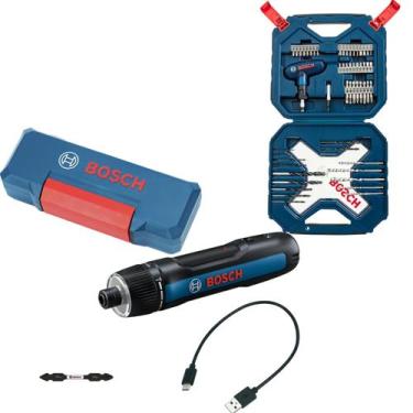 Imagem de Parafusadeira Bosch Go 3a Geração 3,6v Bit Com Kit 54 Peças