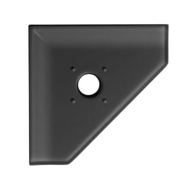 Imagem de Questech Saboneteira decorativa de chuveiro, prateleira de chuveiro de canto de 12,7 cm para chuveiro interno - Organizador de chuveiro retrofit para paredes de azulejo, suporte de sabão de canto,