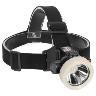 Imagem de Yongkist Farol De Mineração, Luz Caça, Guaxinim, Recarregável, Lanterna Com 7 Leds, À Prova Explosão, Capacete Rígido Bk3000 Para Pesca E Caminhada (Branco)