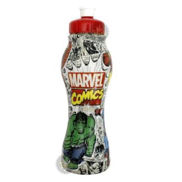 Imagem de Garrafa Squeeze Infantil Personagens Marvel Comics - 450ML - Plasduran