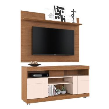 Imagem de Rack Bancada Yara Com Painel Maia Freijó-off White Para Até 55? - Colibri Freijó-off White