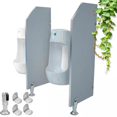 Imagem de Tela De Privacidade De Mictório De Painel, 1 Pcs Tela De Mictório Divisor De Proteção De Partição De Banheiro, Defletor De Mictório Adulto Para Escolas Shoppings L, 35.43x15.75in 400x900mm