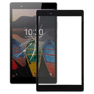 Imagem de Peças de substituição de telefone celular Lente de vidro externo da tela frontal para Lenovo Tab3 8 Plus TB-8703F TB-8703X (preto) Acessórios telefônicos