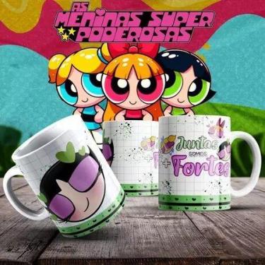 Imagem de Caneca personalizada meninas super poderosas xicara ceramica porcelana