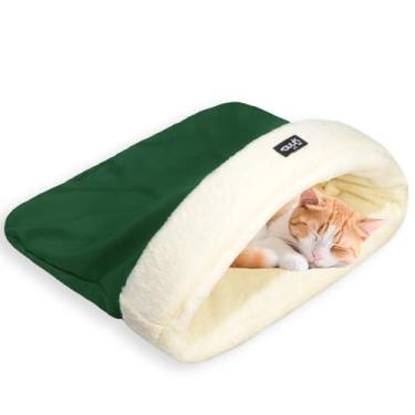 Imagem de Gato Saco De Dormir Para Gato Caminha Toquinha Casinha Toca Casa (Verde)