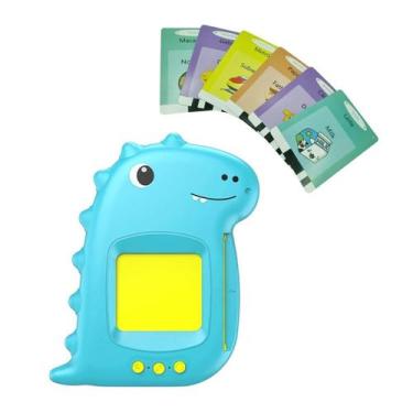 Imagem de Brinquedo Card Apraxia Infantil Cartão Inglês Português Azul - Kadê