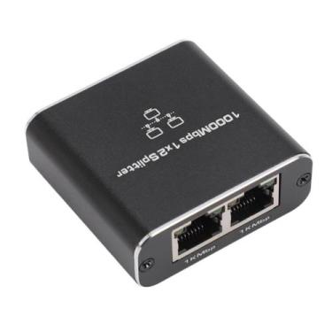 Imagem de Switch Extensor Internet 1x2 Saídas Para Cabo De Rede Rj45 - LT