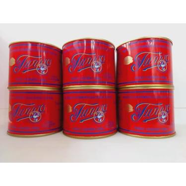 Imagem de Manteiga Mineira com Sal, Kit 6 Latas, 500g Cada, Sem Corante e Sem Conservante
