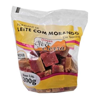 Imagem de Saquinho de Doce de Leite com Morango 200g - Doces Pé da Serra