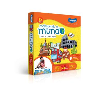 Imagem de Quebra-Cabeça Grandão Conhecendo o Mundo