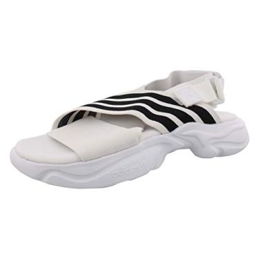 Imagem de adidas Originals Sandália feminina Magmur, Ftwr Branco/Core Preto/Ftwr Branco, 8
