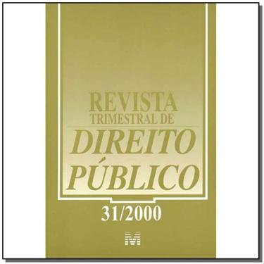 Imagem de Revista Trimestral De Direito Publico Ed. 31