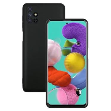 Imagem de Capinha Premium Aveludada Compatível Samsung Galaxy A51 Capa Preta