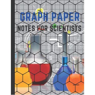 Imagem de Graph paper notes for scientists: Graphic paper composition Quadruple Ruled 5x5 | 120 Pages | wide 8.5 "x11" | Squared paper notebooks for science ... men, women teachers, kids, (Cool Notebooks)
