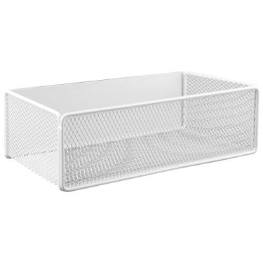 Imagem de Zenquark Prateleira magnética para máquina de lavar, organizador magnético de cestos, caixa de armazenamento magnética para geladeira, organizador de cesto magnético para lavanderia e cozinha (grande