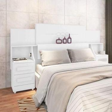 Imagem de Cabeceira Síria Extensiva Para Cama Box Casal/Queen/King - 3 Cores - R