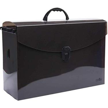 Imagem de Maleta arquivo Delloplast com 10 pastas suspensas Fumê 0317.i Dello