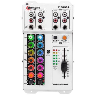 Imagem de Mesa de Som Taramps T0202 2 Canais USB LED RGB	