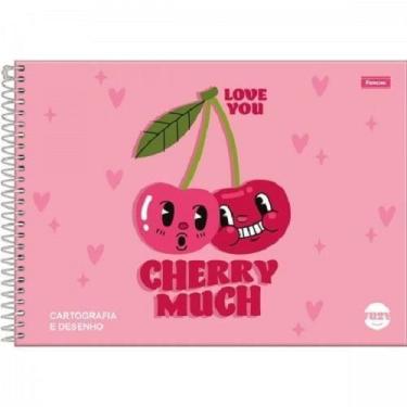 Imagem de Caderno De Desenho Fuzy 80 Folhas - Menina - Foroni