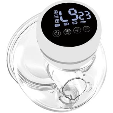 Imagem de Extrator de Tirar Leite, Elétrica Extratora de Leite, Portátil Coletor de Leite, 3 Modos 9 Níveis de Sucção, Livre de BPA, Mãos Livres (Branco)