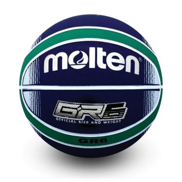 Imagem de Bola de Basquete Molten de Borracha Premium BGRX T6-Unissex