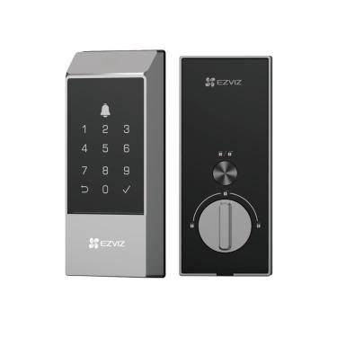 Imagem de Fechadura Digital Embutir Dl04 Ezviz Senha, App, Ip55