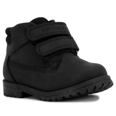 Imagem de Nautica Kids Chukka Boot Boys Adjustable Strap Dress Bootie-Boylston 2-Black PU Nubuck-5