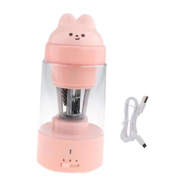 Imagem de ＫＬＫＣＭＳ Apontador Elétrico Automático para Lápis, Acessório Escolar, Ferramenta de Afiação para Crianças, rosa