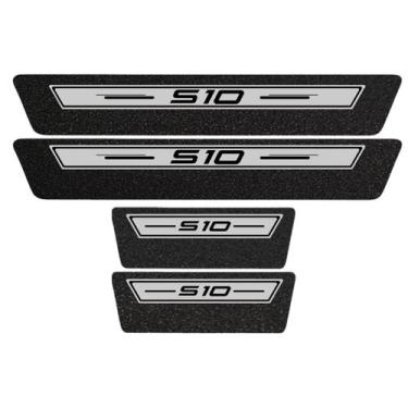 Imagem de Soleira Protetora Porta Premium Prata S10 22 23 2024 2025 - Jhow Adesi