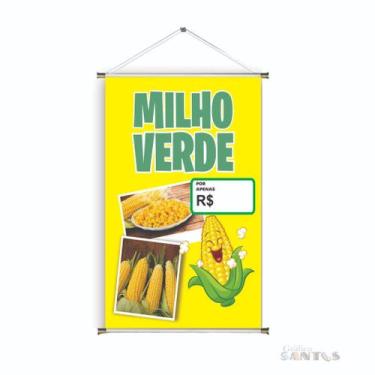 Imagem de Banner pronto Milho Verde BA 570 medida 45x70 cm arte Pronta