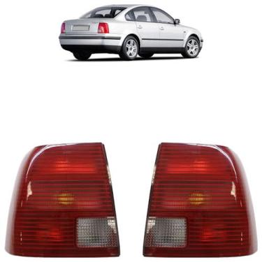Imagem de Lanterna Traseira Passat 1997 1998 1999 2000 Bicolor Canto Lente Estri