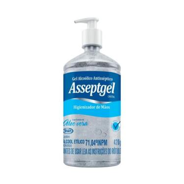 Imagem de Álcool em Gel para as mãos 71ã INPM Asseptgel Cristal Start 420g
